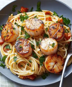 Scallop Spaghetti In White Wine Sauce Recipe