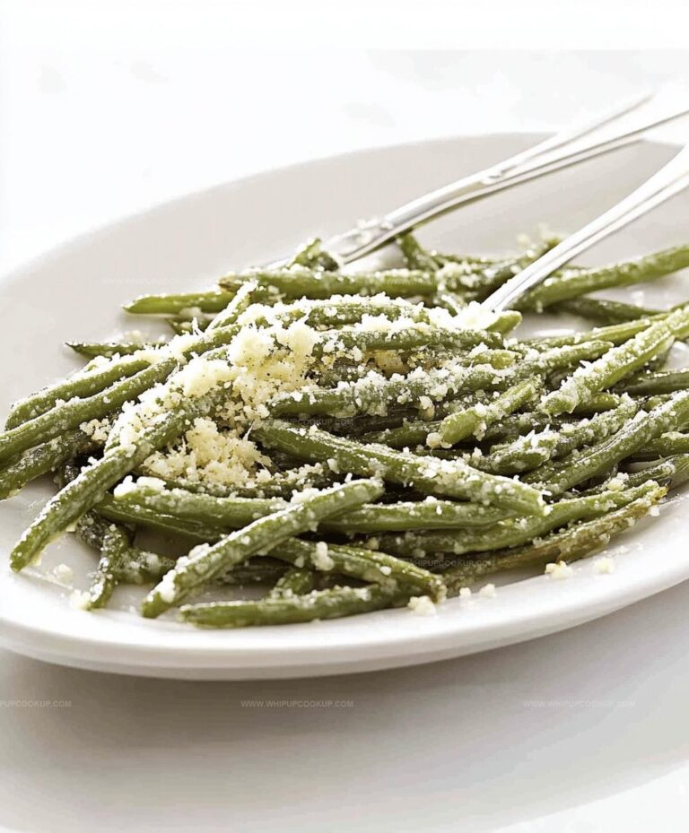 Roasted Parmesan Green Beans Recipe