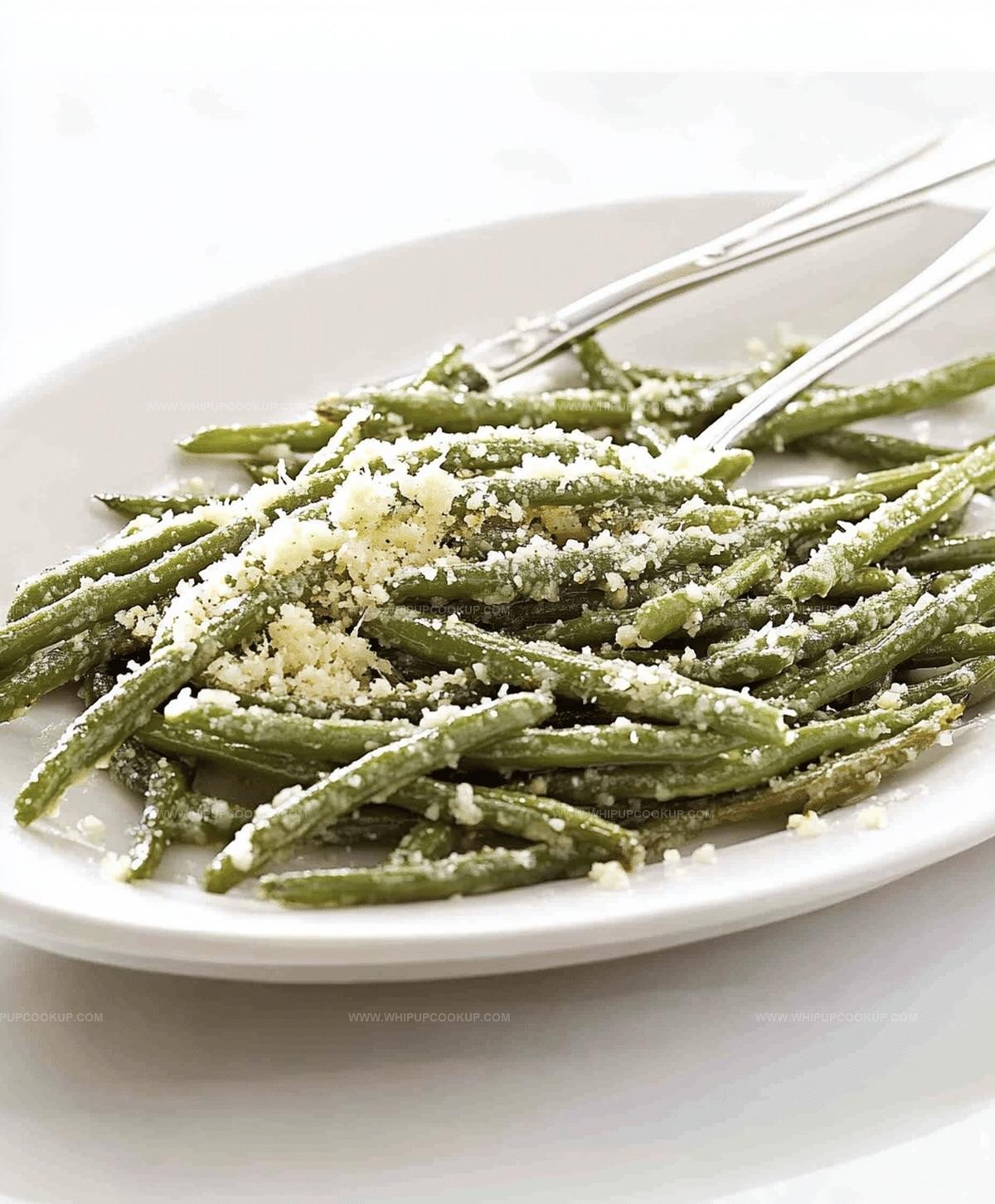 Roasted Parmesan Green Beans Recipe