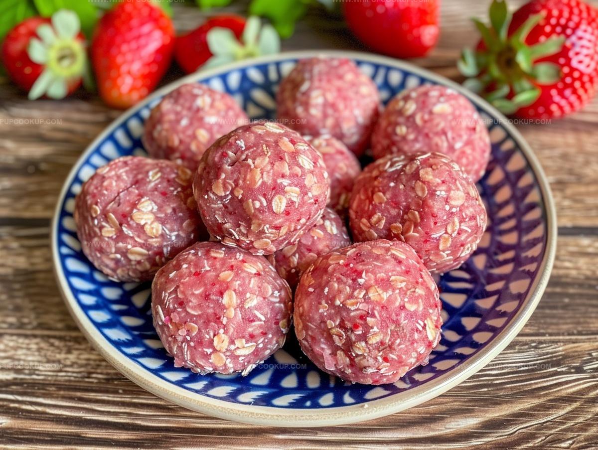 Strawberry And Banana Oat Balls For Dogs Recipe
