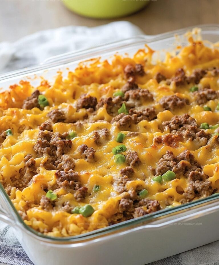 Easy Hamburger Supreme Casserole Recipe