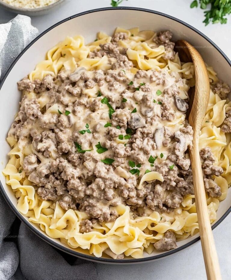 Hamburger Stroganoff Recipe