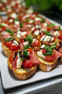 Christmas Burrata Bruschetta Recipe