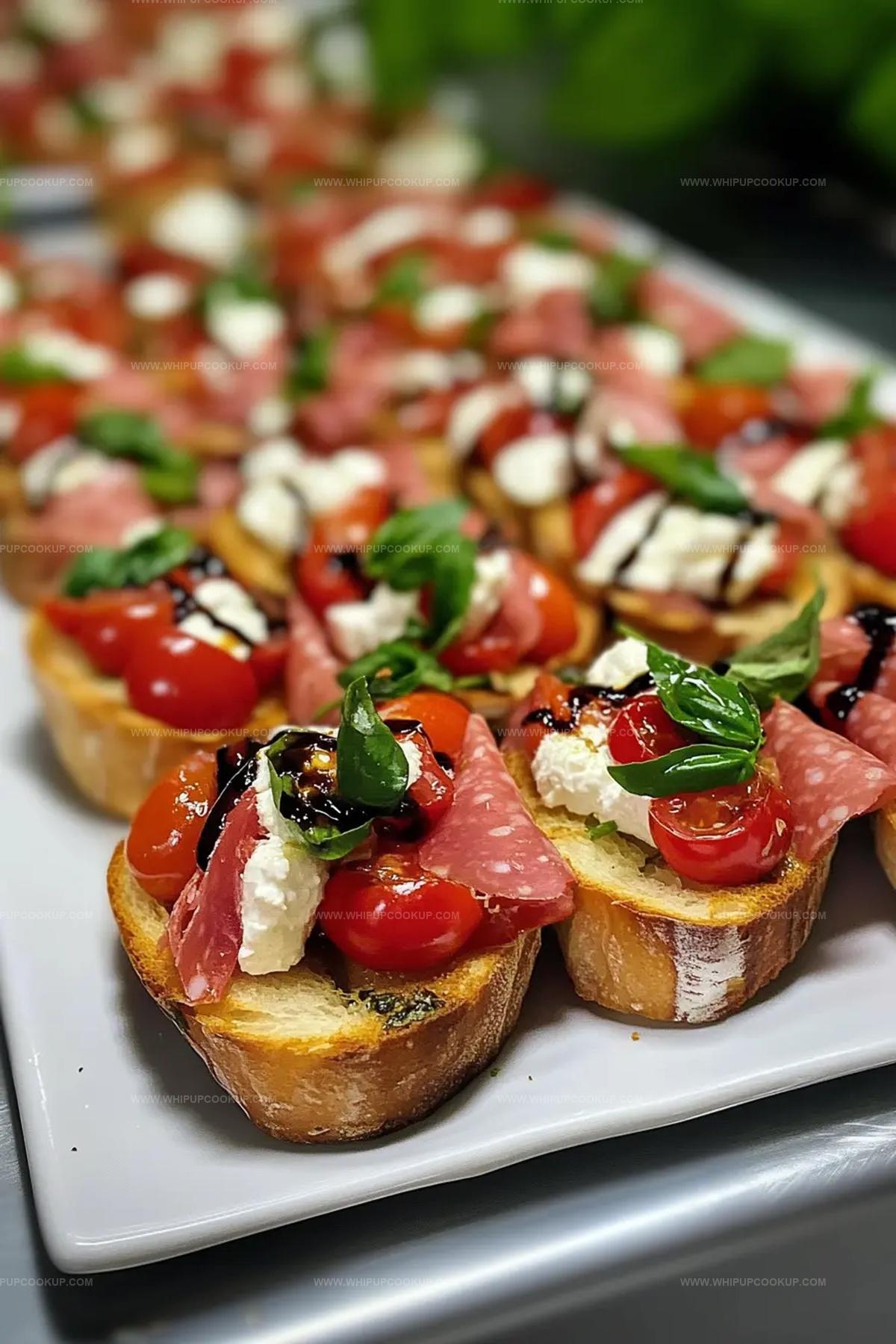 Christmas Burrata Bruschetta Recipe