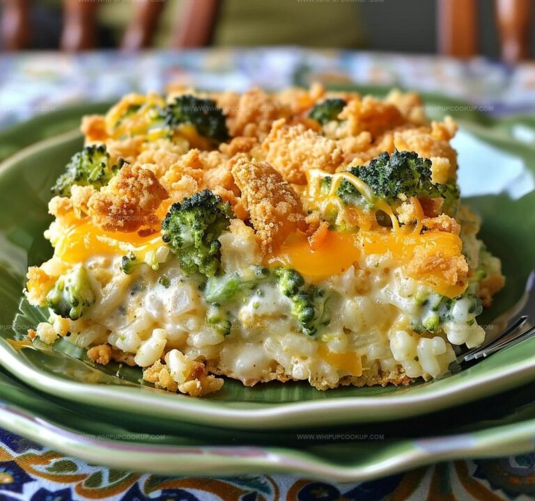 Cheesy Chicken Broccoli And Rice Casserole Recipe