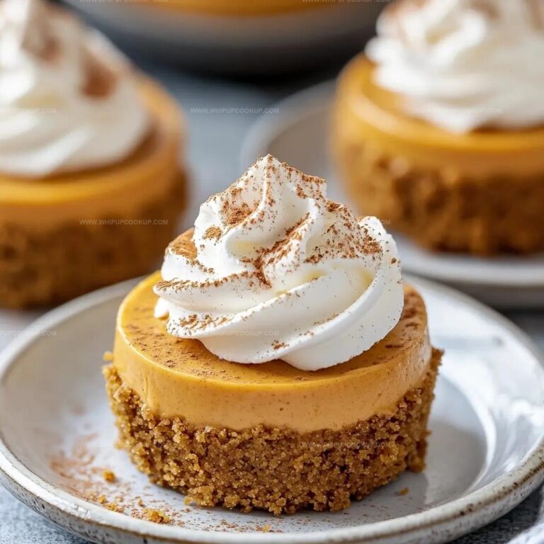 No-Bake Mini Pumpkin Cheesecakes Recipe