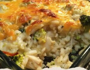 Broccoli, Rice, Cheese, And Chicken Casserole Recipe