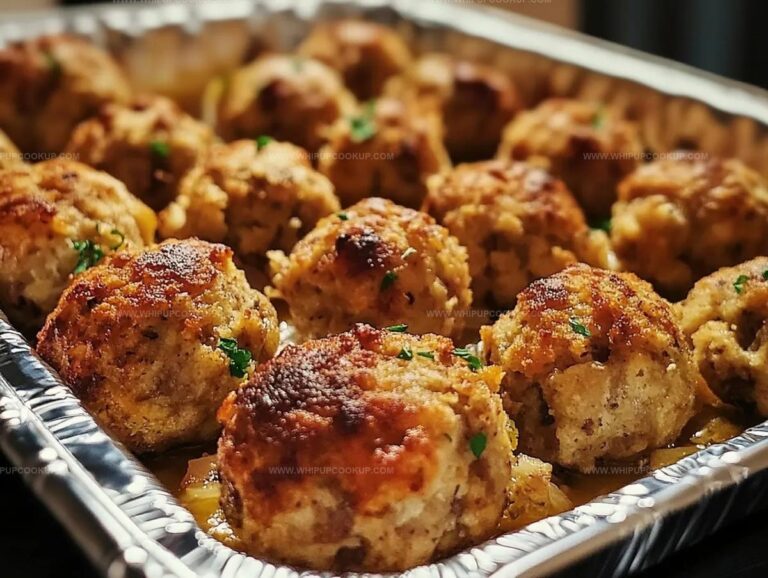 Stuffing Balls Recipe