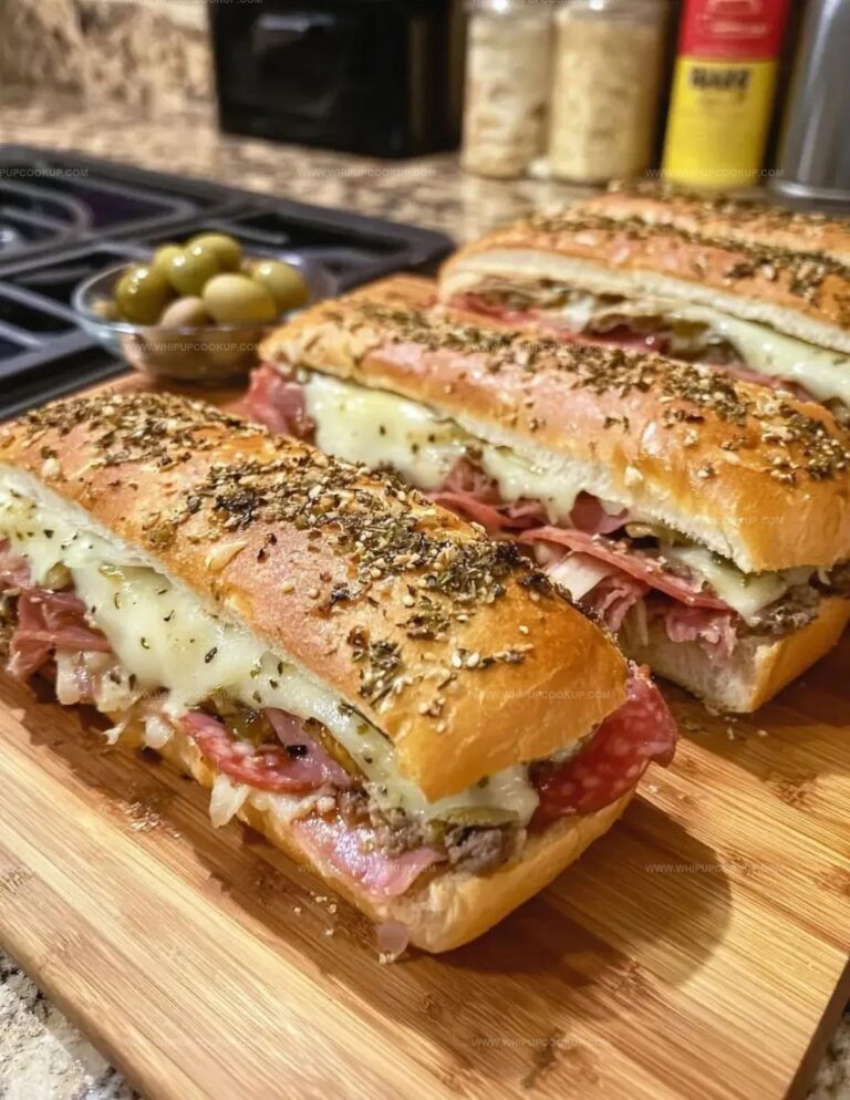 Baked Italian Sub Sandwiches Recipe