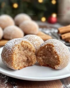 Cinnamon Sugar Snowball Cookies Recipe