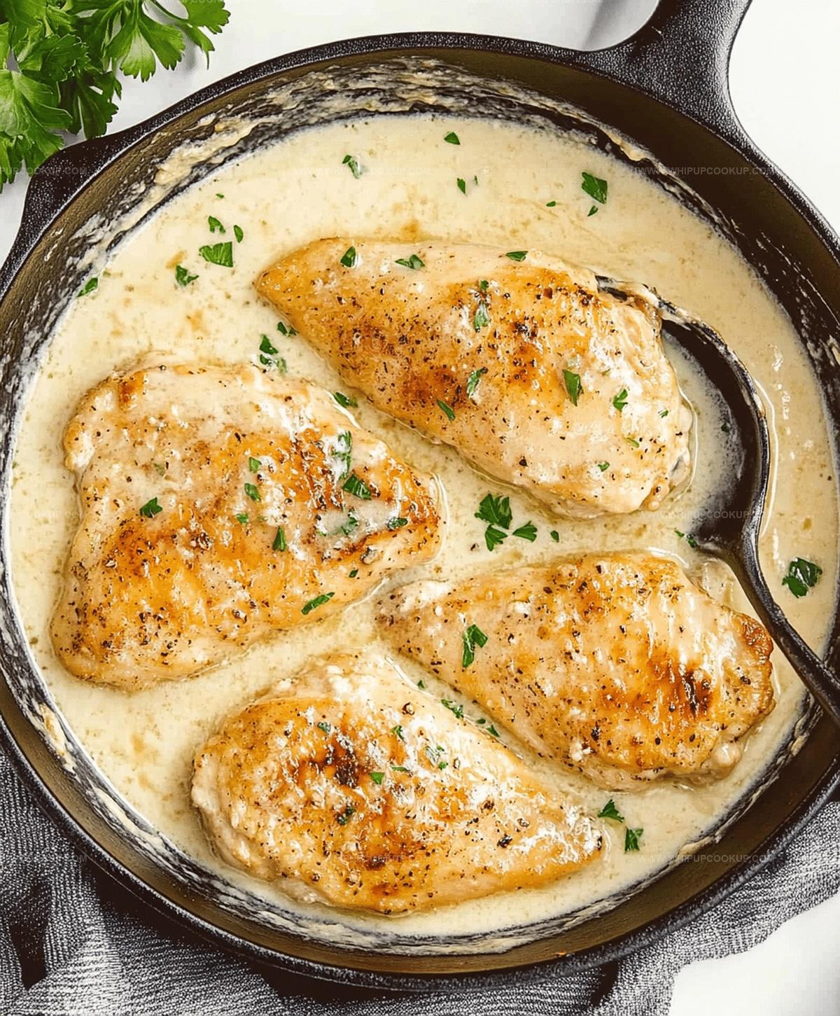 Creamy Garlic Parmesan Chicken Recipe