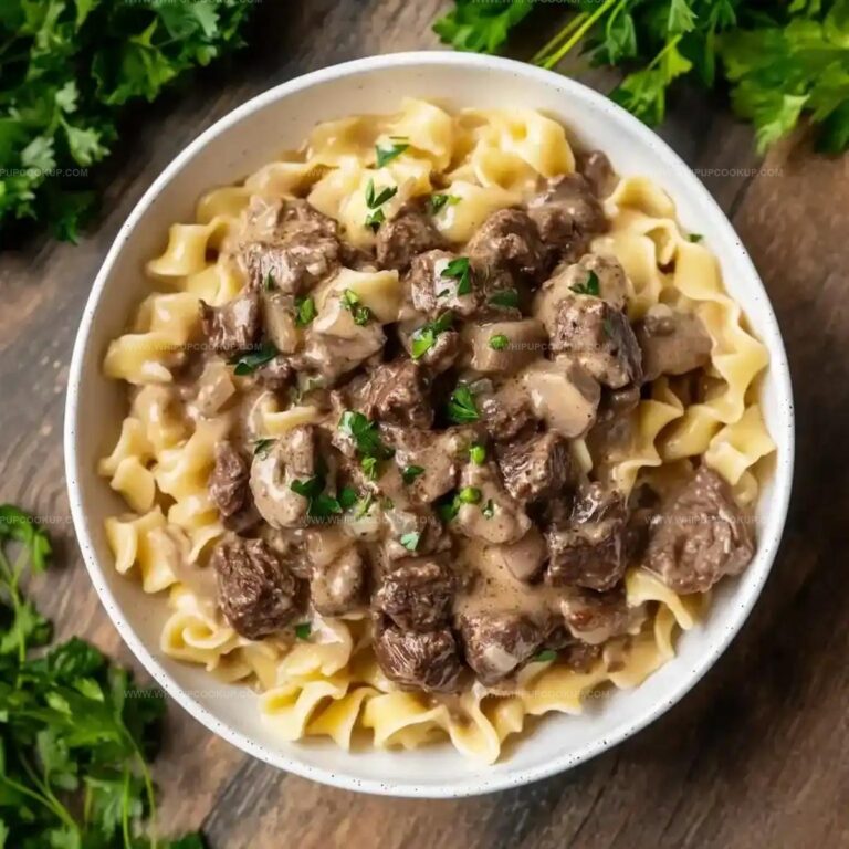 Creamy Slow Cooker Beef Stroganoff Recipe