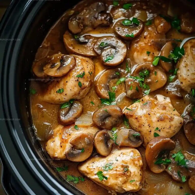 Easy Crockpot Chicken Marsala Recipe