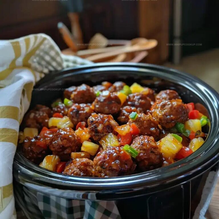 Crockpot Hawaiian Meatballs Recipe