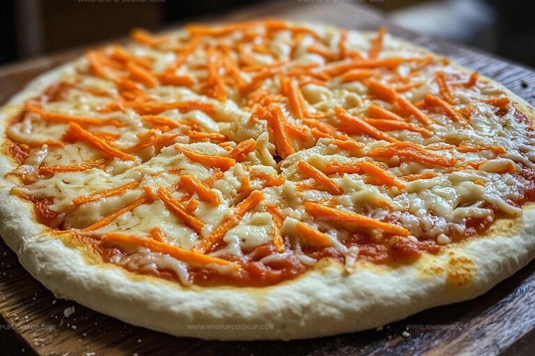 Carrot and Cheese Doggy Pizza Recipe