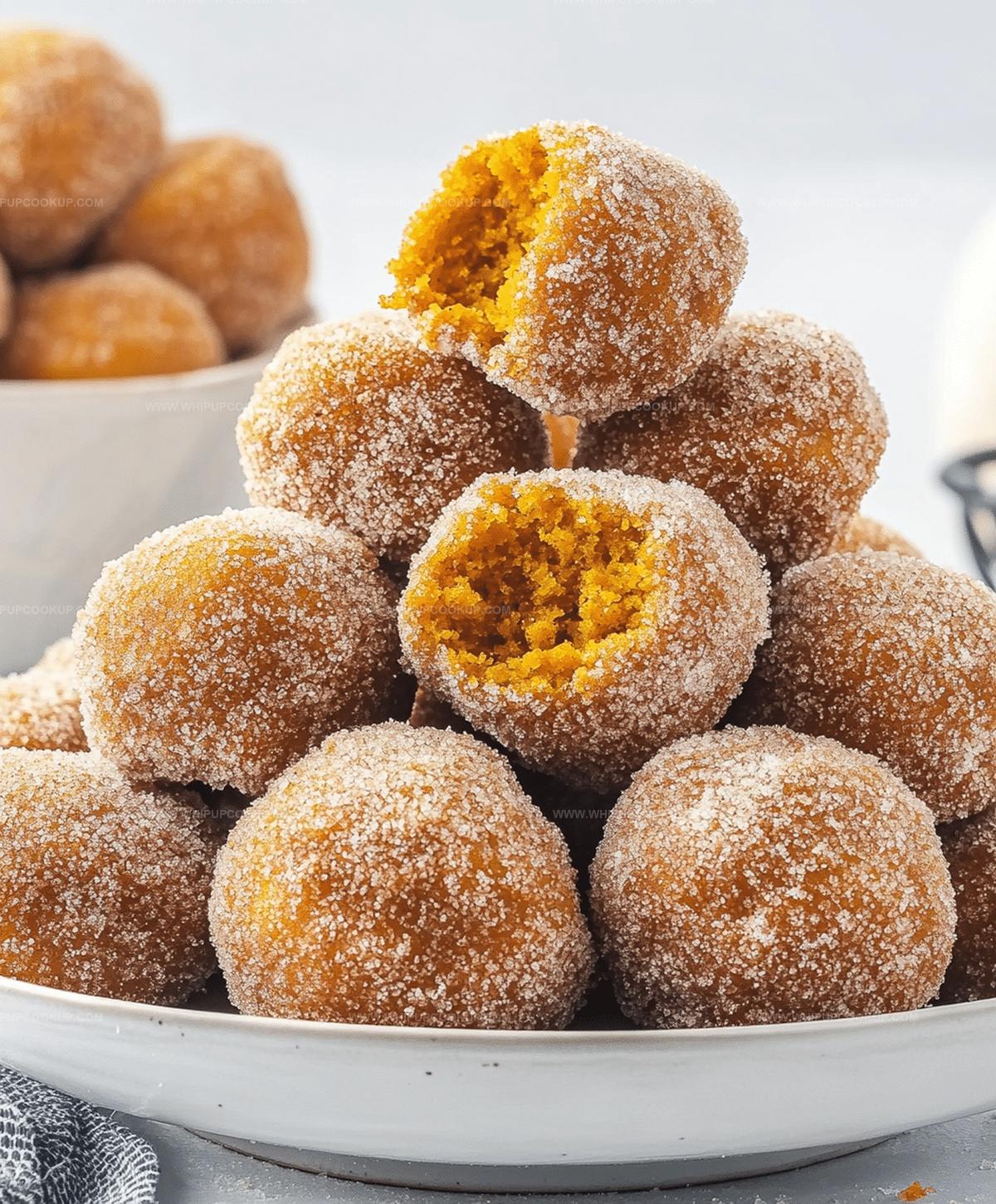 Pumpkin Donut Holes Recipe