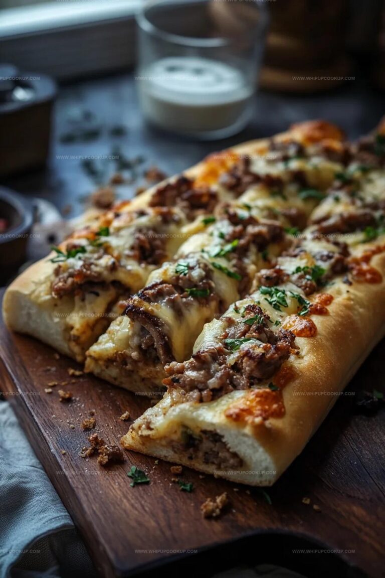 Philly Cheesesteak Stuffed Breadsticks Recipe