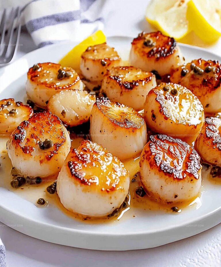 Pan Seared Scallops With Lemon Caper Sauce Recipe