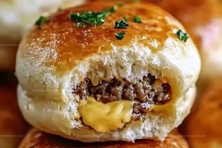 Garlic Parmesan Cheeseburger Bombs Recipe