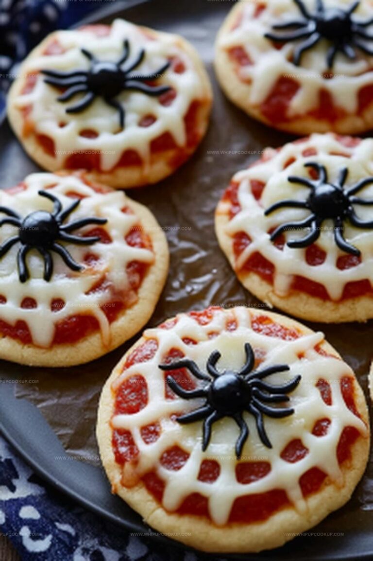 Spider Web Pizza Snacks Recipe