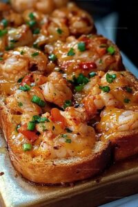 Cheesy Cajun Crawfish Bread Recipe