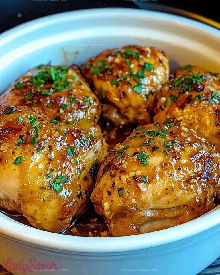 Sweet Garlic Chicken in the Crockpot Recipe