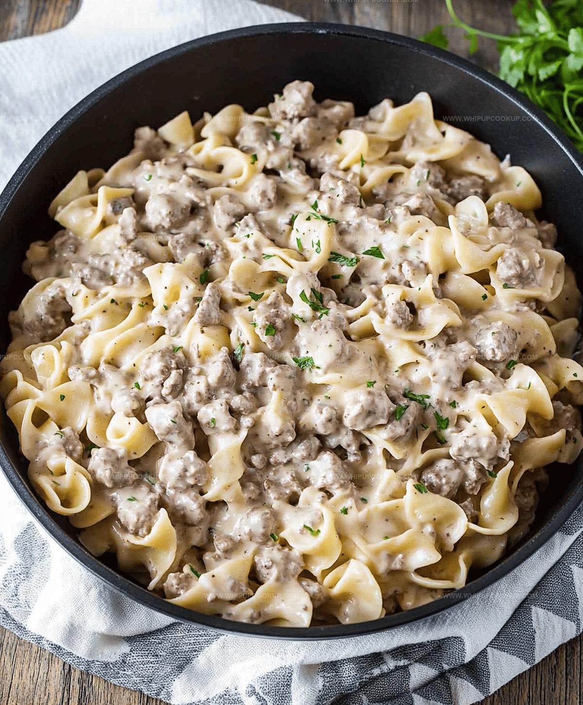 The Best Hamburger Stroganoff Recipe