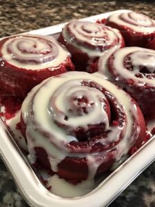 Red Velvet Cinnamon Rolls Recipe