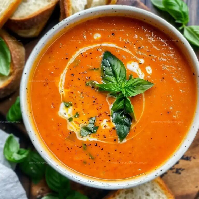 Creamy Tomato Basil Soup Recipe