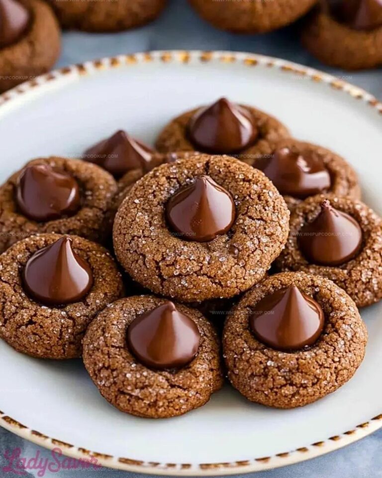 Chocolate Hershey Kiss Cookies Recipe