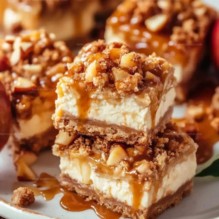 Caramel Apple Cheesecake Bars Recipe