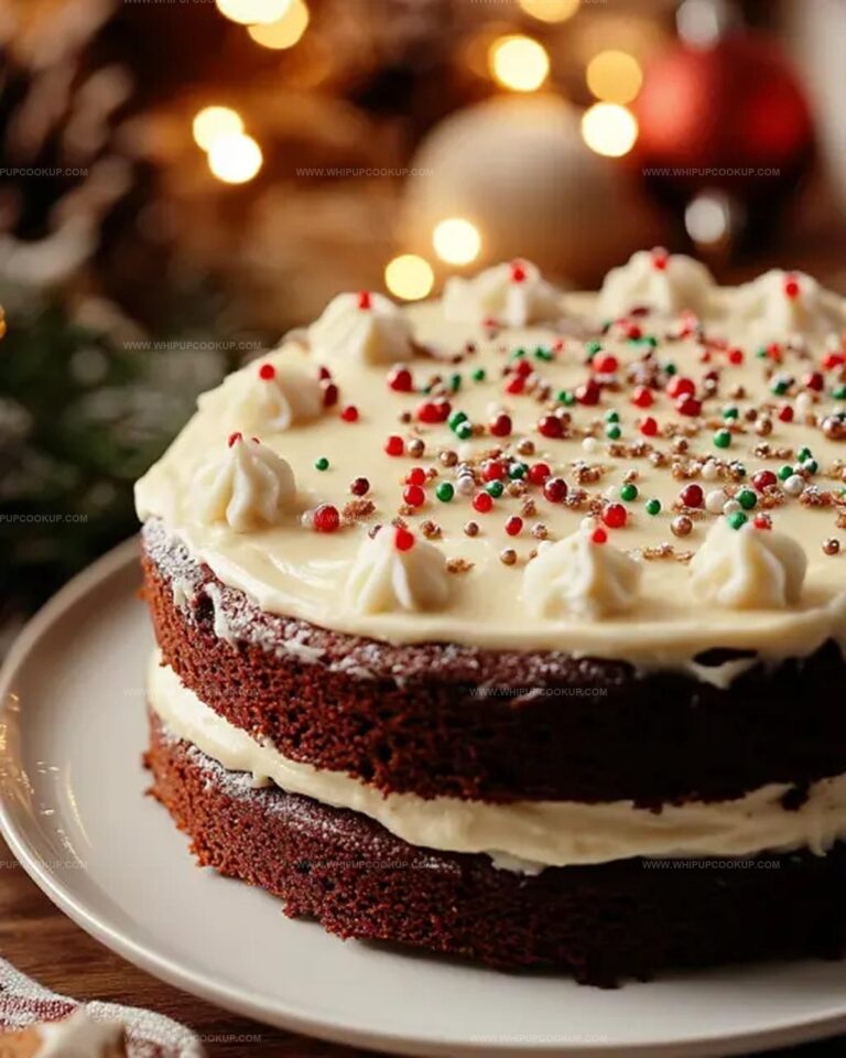Gingerbread Cake With Eggnog Cream Cheese Frosting Recipe