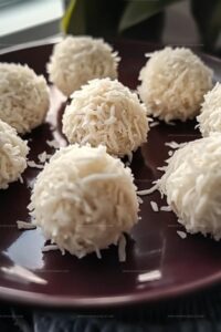 No-Bake Coconut Balls with Condensed Milk Recipe
