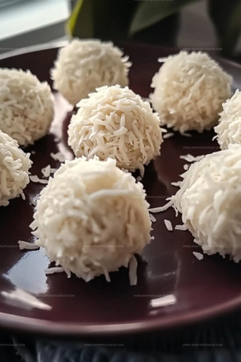 No-Bake Coconut Balls with Condensed Milk Recipe