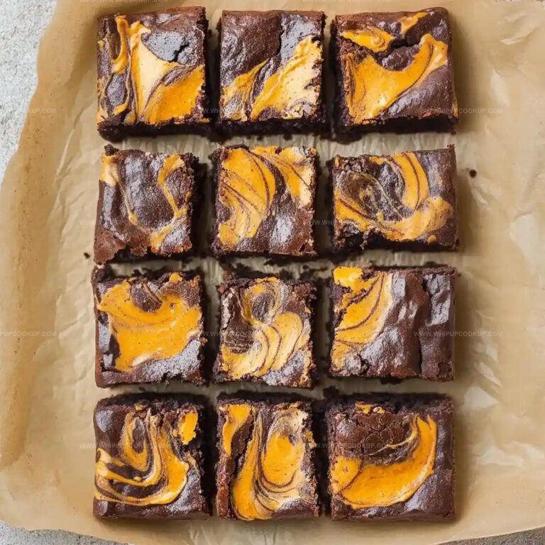 Pumpkin Cheesecake Swirl Brownies Recipe