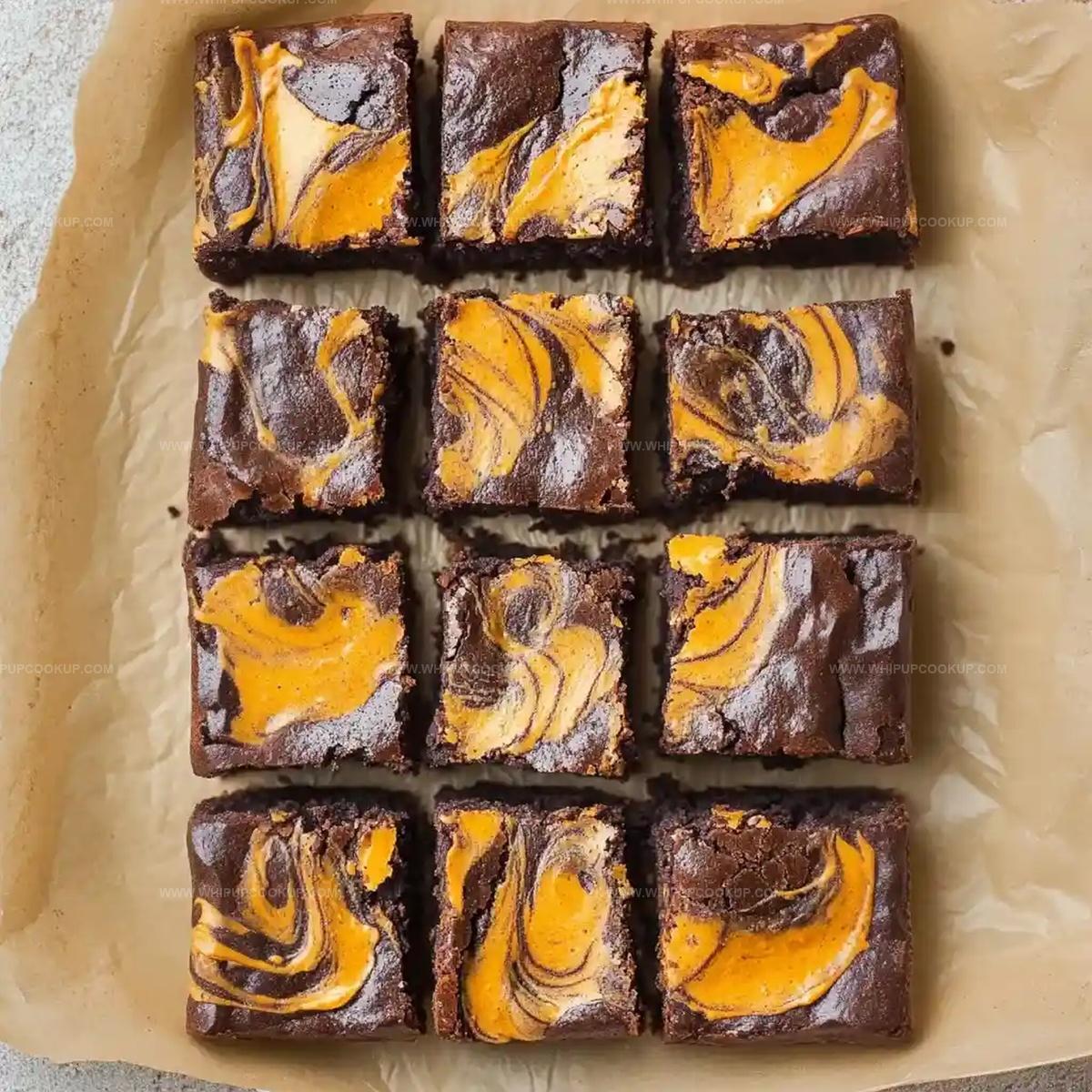 Pumpkin Cheesecake Swirl Brownies Recipe