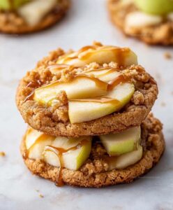 Caramel Apple Cookies Crumbl Copycat Recipe