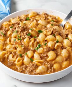 Creamy Beef And Shells Recipe