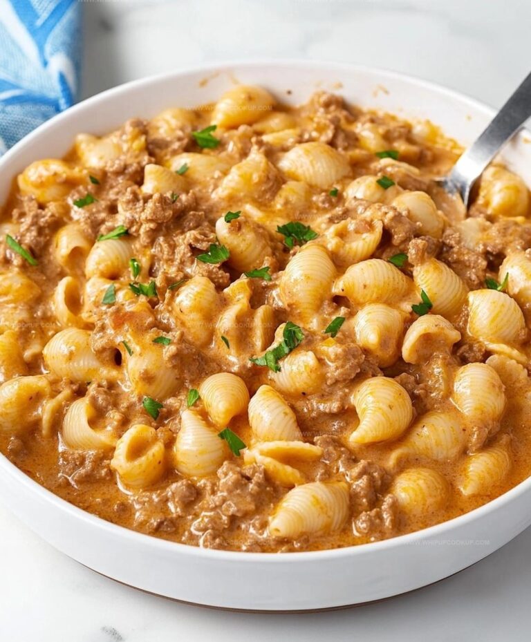 Creamy Beef And Shells Recipe