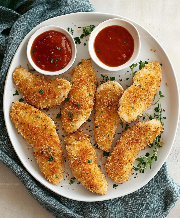 Crispy Oven Baked Chicken Tenders Recipe
