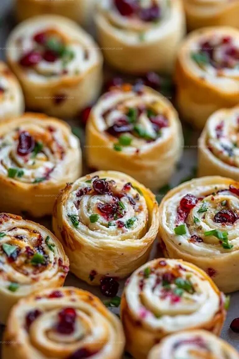 Christmas Cranberry Feta Pinwheels Recipe
