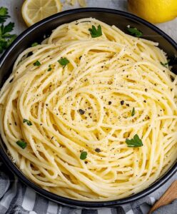 Lemon Butter Garlic Pasta Sauce Recipe