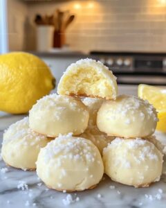 Lemon Snowball Cookies Recipe