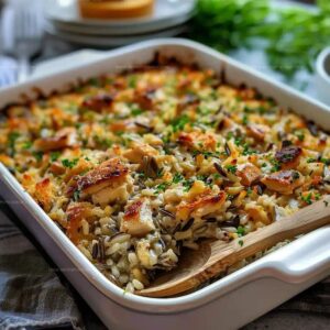 Creamy Chicken Wild Rice Casserole Recipe