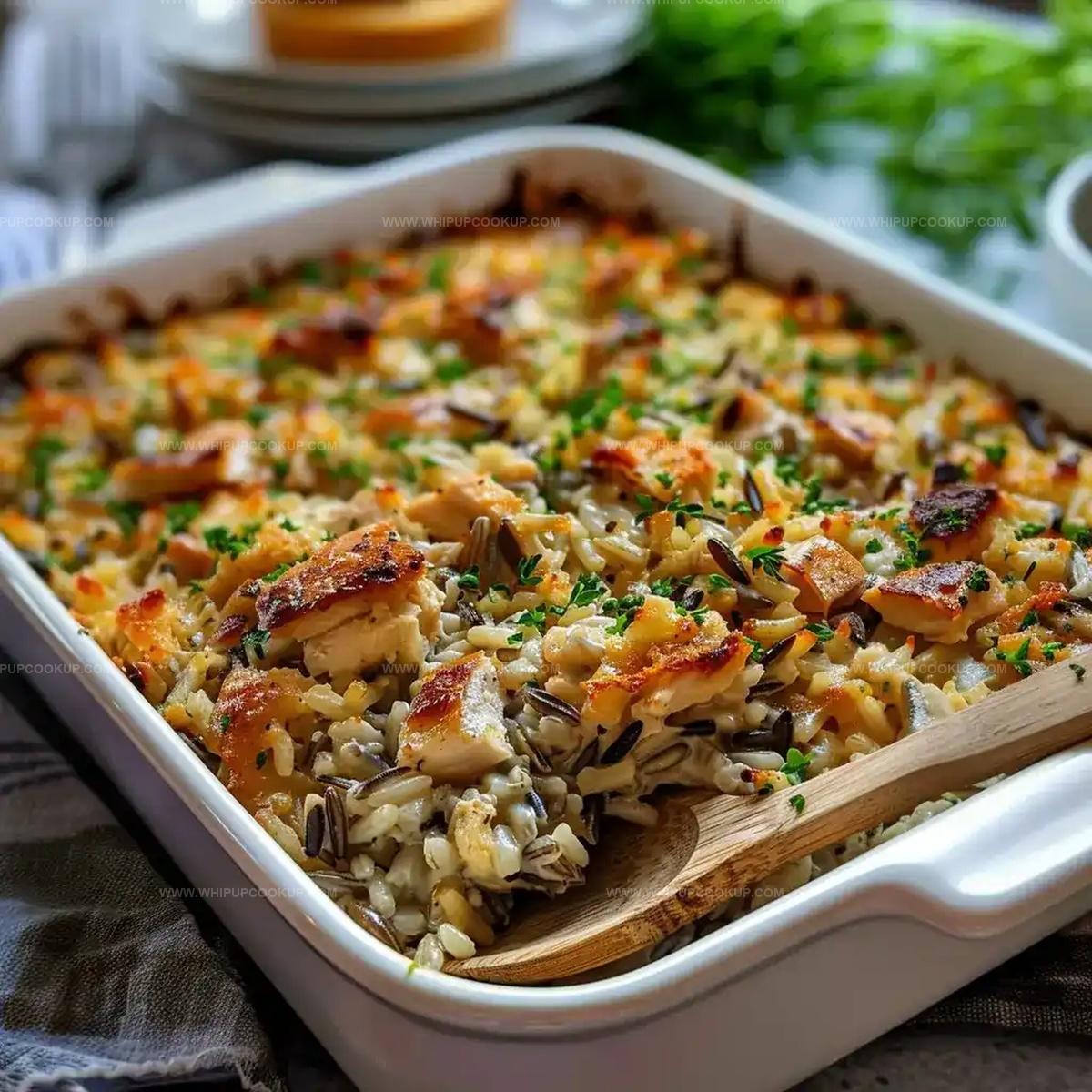 Creamy Chicken Wild Rice Casserole Recipe