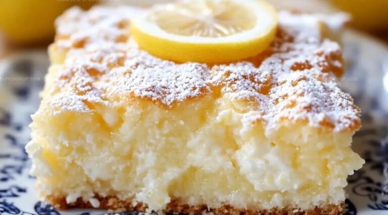 4-Ingredient Lemon Cream Cheese Dump Cake Recipe