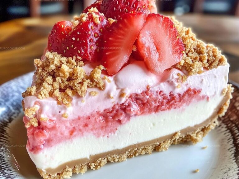 Strawberry Crunch Cheesecake Recipe