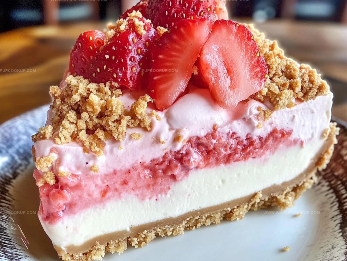 Strawberry Crunch Cheesecake Recipe