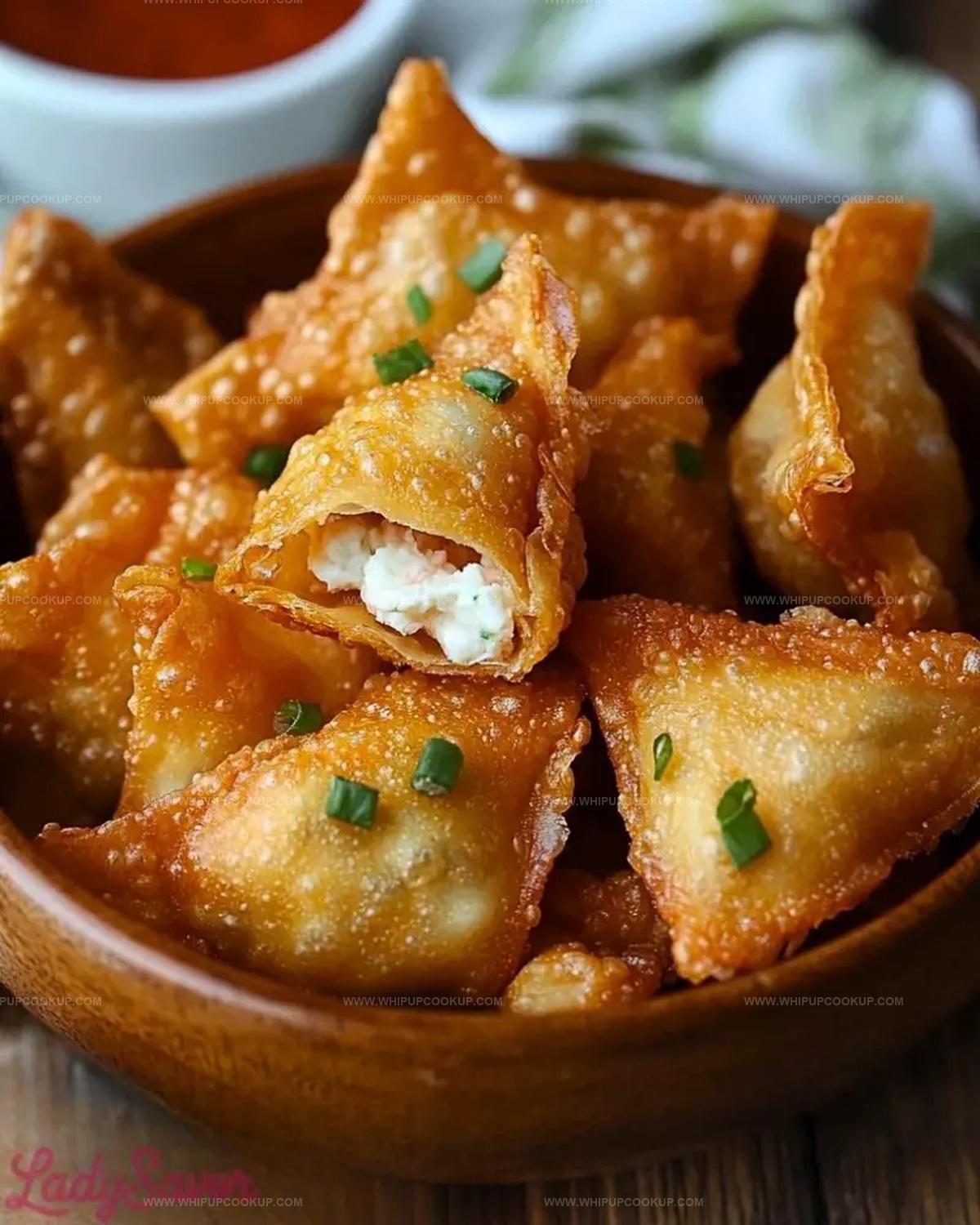 Crab Rangoon Crab & Cream Cheese Filled Crispy Wontons Recipe