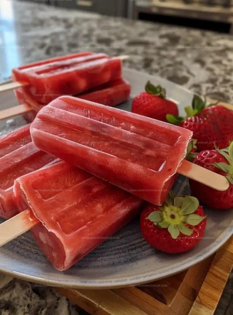 Strawberry Popsicles Recipe